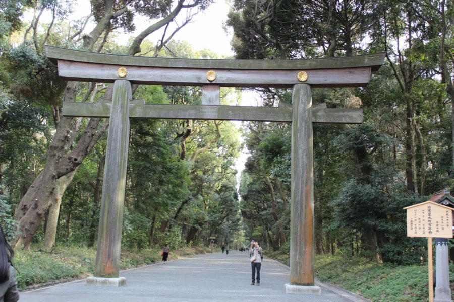 Meiji Shrine entrance