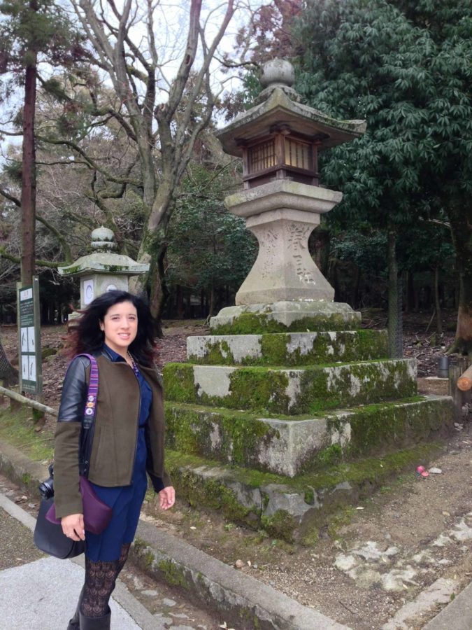 Marilyn and a lantern